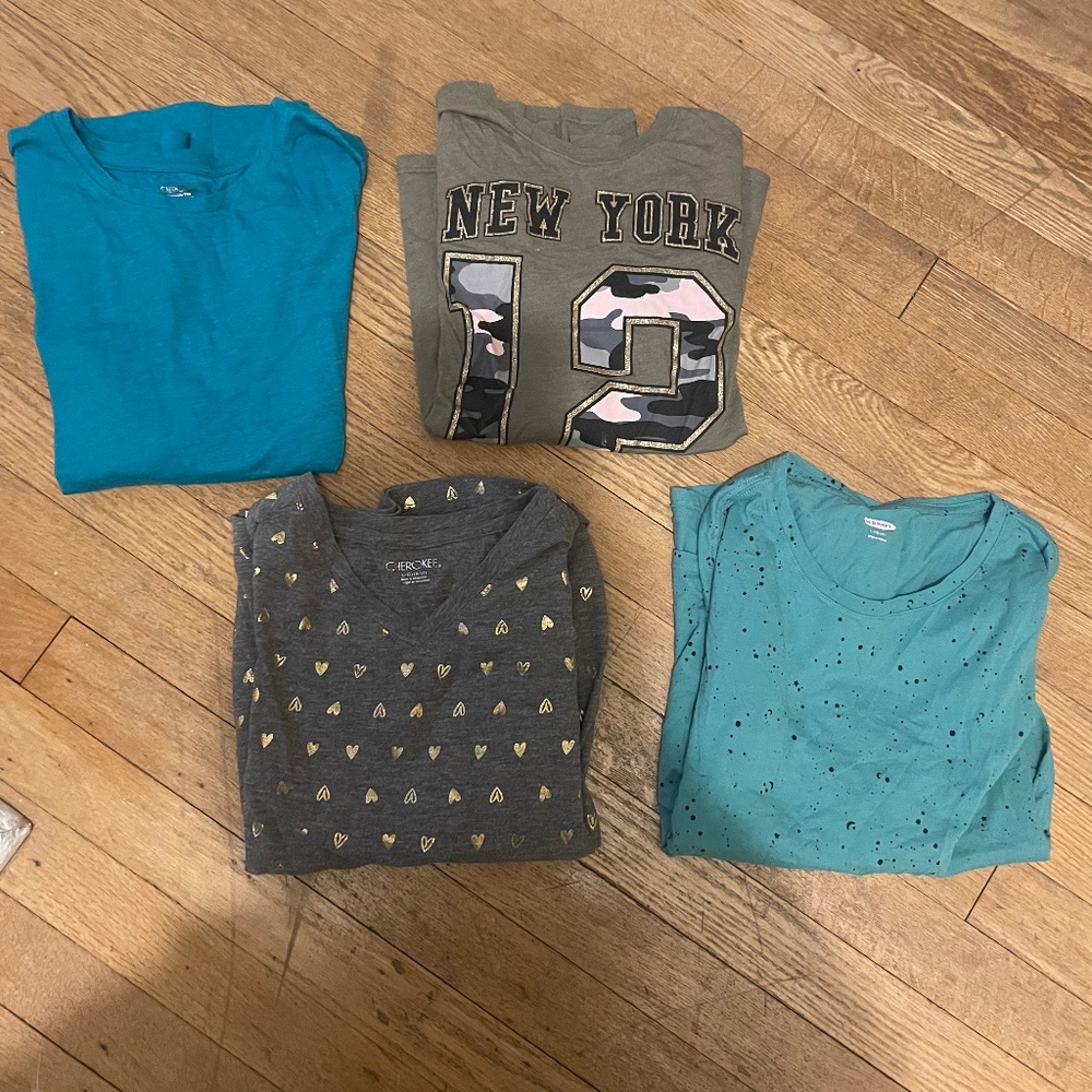 Girls size 10/12 long sleeve shirts